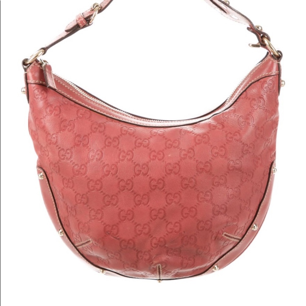 Gucci Guccima Pima Hobo Handbag